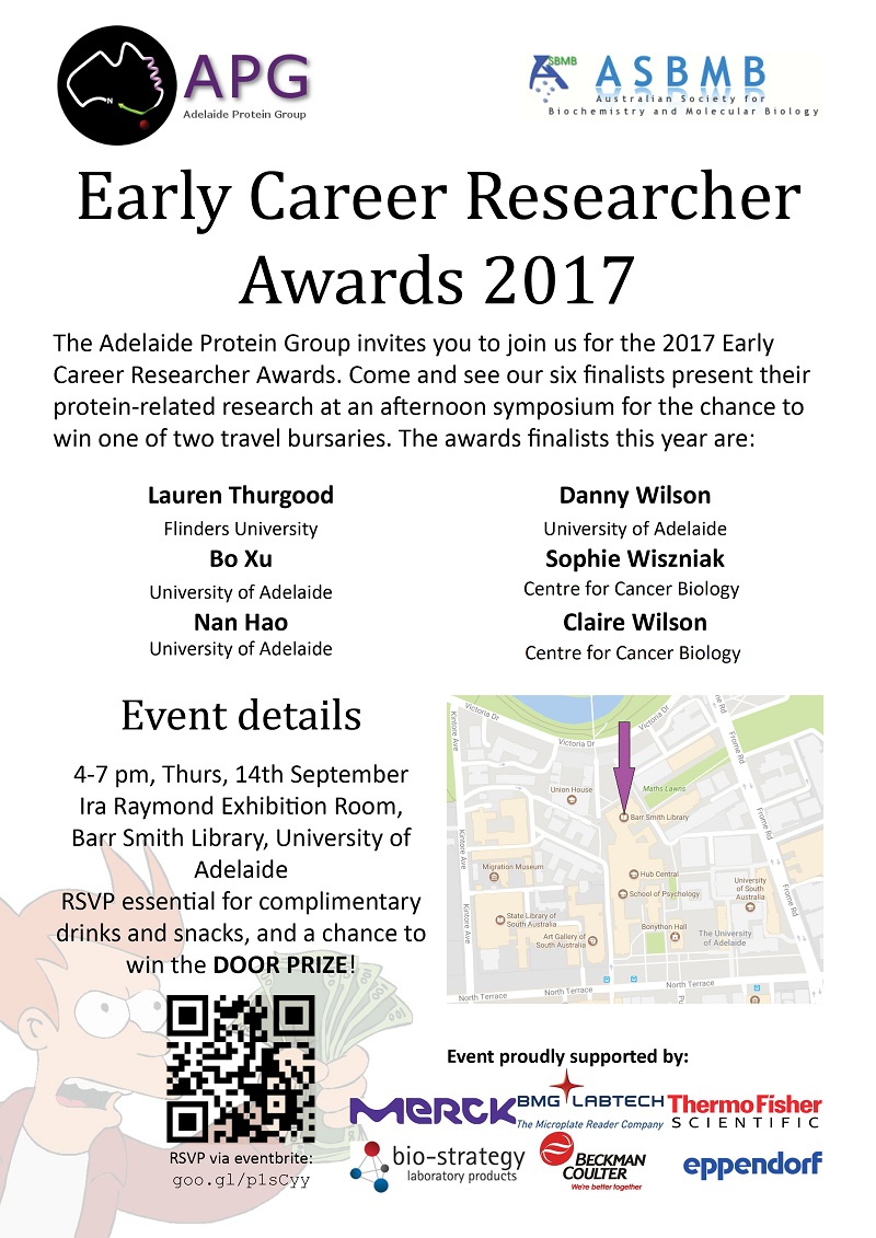 Early Career Researcher Awards 2017&nbsp;Winners