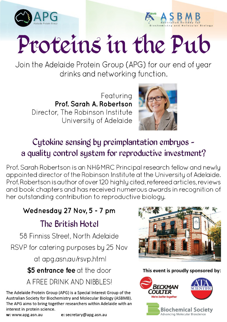 Proteins in the Pub&nbsp;2013