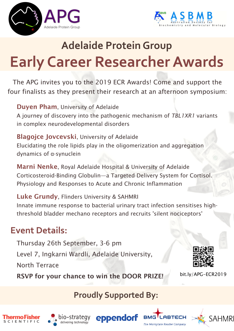 Early Career Researcher Awards 2019&nbsp;Winners