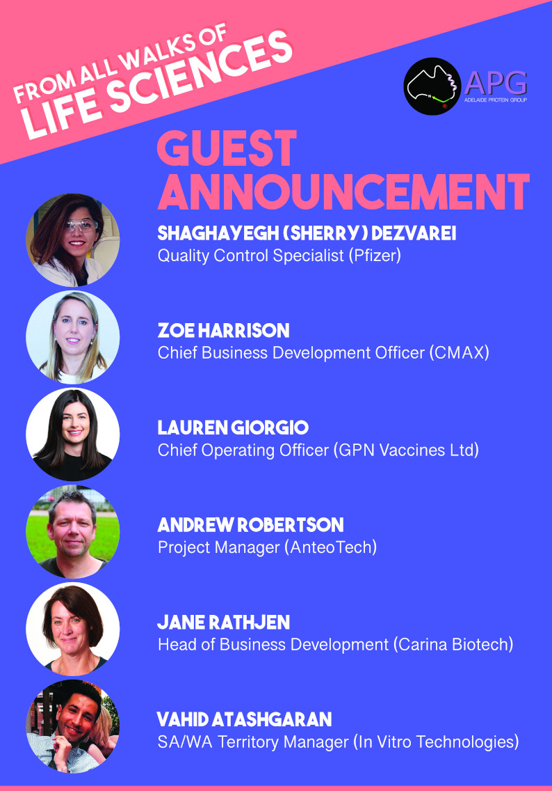 From All Walks of Life Sciences: Guests&nbsp;announced